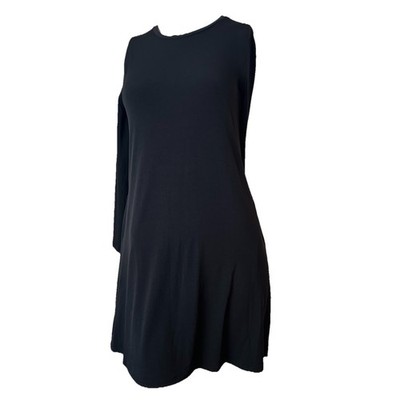 chinese dress ladies CONTRAST-PANEL MIDI T-SHIRT DRESS – Vasstram