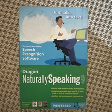 Nuance Dragon NaturallySpeaking 9 Preferred Speech Recognition CD Windows Engli  