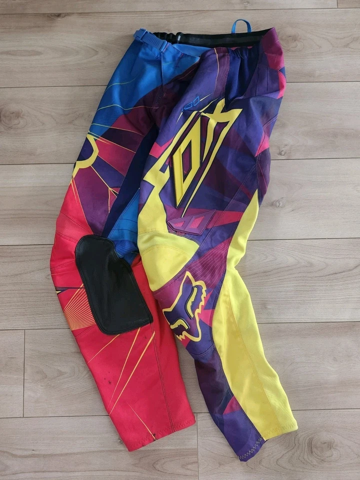 FOX Racing Motocross 180 Performance Racewear Pants Rainbow Size 32 Dirt bike - Image 4 of 4