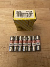 Bussmann BBS-4 Fuse 4 Amp 600VAC Midget Fuse Fast-Acting Lot of 7