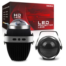 2.0 Inch Fog Lights Bi Led Projector Lens Universal Fog Lamp Retrofit 80w 6000k