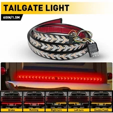 3 Modes 60" LED Tailgate Light Bar Pickup Truck Strip Reverse Brake Tail Signal