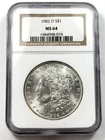 1902-O $1 Morgan Dollar NGC MS64 90% Silver New Orleans US Coin BU LUSTER!