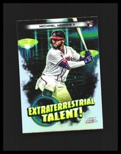 2023 Michael Harris II Rookie Card - Topps Cosmic Chrome ET Talent #ET-16 Braves. rookie card picture