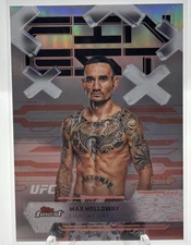 Max Holloway 2025 Topps Finest UFC #45 RED Refractor /10 SSP