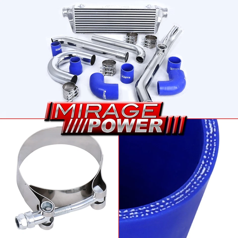 FMIC Aluminum Front Mount Intercooler + Piping Kit For 89-97 Mitsubishi Mirage - Image 4 of 4