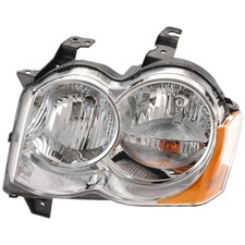 Driver Side Headlight For Jeep Grand Cherokee 2008-2010 Halogen With Bulbs Driver Side Headlight For Jeep Grand Cherokee 2008-2010 Halogen With Bulbs