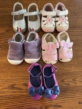 Baby Girl shoes Sz 4 Lot Of 5