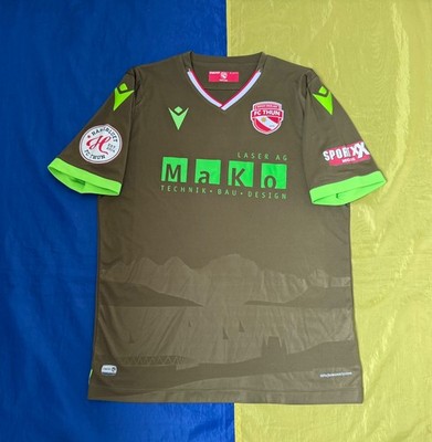 FC THUN 2020/2021 AWAY #8 SOCCER JERSEY FOOTBALL SHIRT MACRON Sz. S