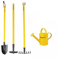 4PC Stanley JR Kids Gardening Set - Outdoor Toys Tools Plant Kit Gift Bundle NEW