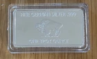🔥German Buffalo Bar!🔥 German Fine Silver - One Troy Ounce - No Reserve Auction