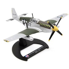 14cm Alloy 1/72 WWII North American P-51B Mustang Fighter Model Static Display