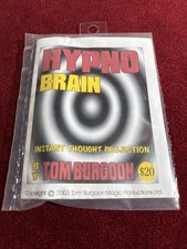 Hypno Brain Tom Burgoon-card Magic-mind reading-project Thoughts-NOS-fun-comedy