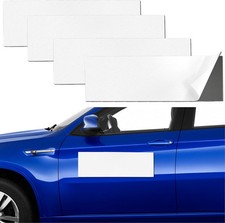 4Pcs 12''X4'' Custom Car Magnet, Bumper Magnets for Cars, Flexible Blank Car Mag