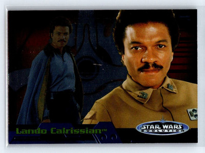 LANDO CALRISSIAN 2006 Topps Star Wars Evolution Blue Foil #12A C1