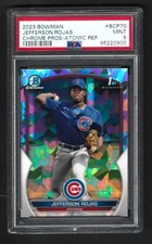 2023 Bowman Chrome Prospect #BCP-70 Jefferson Rojas Atomic Refractor PSA 9