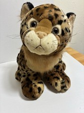 Vintage CWC Realistic Large Tiger Plush 18" Orange Black Striped Stuffed Animal