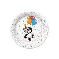 Tiere Funny Panda Teller, 8 StüCk, 22,7 Cm