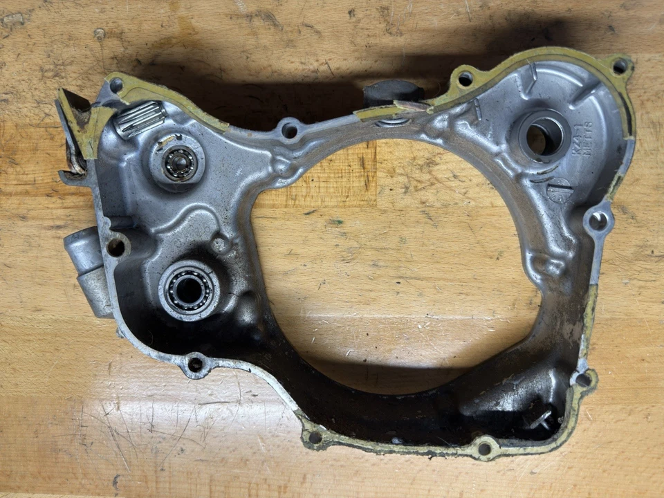 03 2003 Honda Cr125 Cr125r Right Case Crankcase Cover For Repair - Image 3 of 4