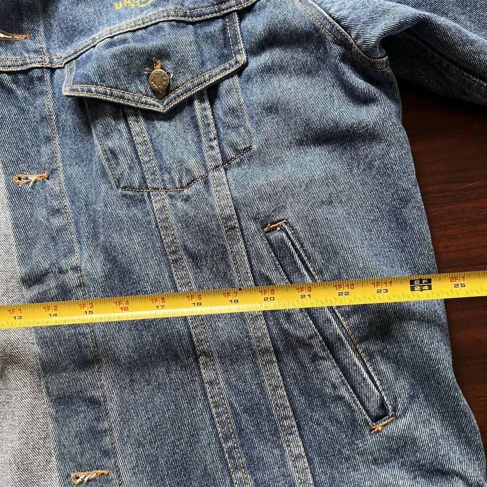 Vintage Universal Studios Orlando Denim Jean Jacket 80s 90s Size Large - Image 4 of 4