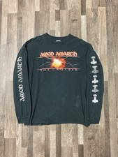 Vintage Amon Amarth US Tour Longsleeve T Shirt The Crusher Tee Size XL Band Tees