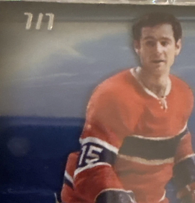 2024 Leaf Metal Hockey Legends Bobby Rousseau Crystal Auto #d 7/7 - Image 2 of 3