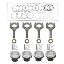 NEW 4 Set Connecting Rod Piston for 11-19 Hyu...