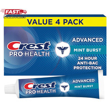 Crest Pro-Health Advanced Antibacterial Protection Toothpaste - Pack of 4, 5 Oz 1.07 per gallon