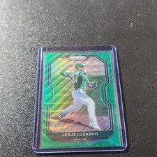 2021 Panini Prizm - Jesus Luzardo #83 Green Wave Prizm