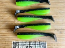 Boogey Man Bait Co. Ling Cod Rockfish Tuna Snapper 7” Swim Bait Glow In The Dark