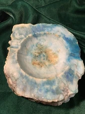 MCM Raw Edge Volterra (?) Alabaster Ashtray