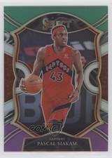 2020-21 Panini Select Concourse Green White Purple Prizm Pascal Siakam #46 1md