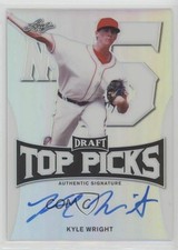 2017 Leaf Metal Draft Top Picks Auto Kyle Wright #TP-KW1 Auto a2v