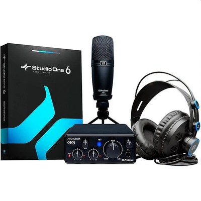PRESONUS AUDIOBOX GO CREATOR Interface, Software, Mic, Phones Recording Package
