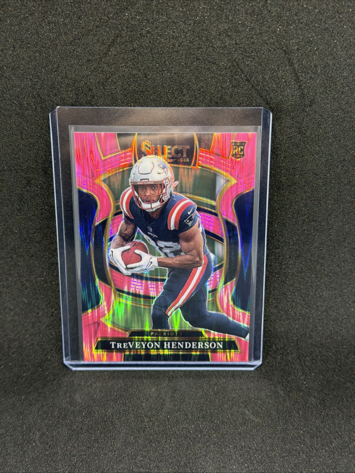 2025 Panini Select - Concourse TreVeyon Henderson #78 Pink Shock Prizm (RC)