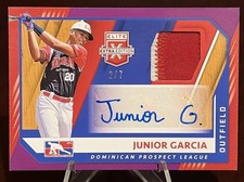 2021 Panini Elite Extra Edition - Dominican Prospect League Material Signatures