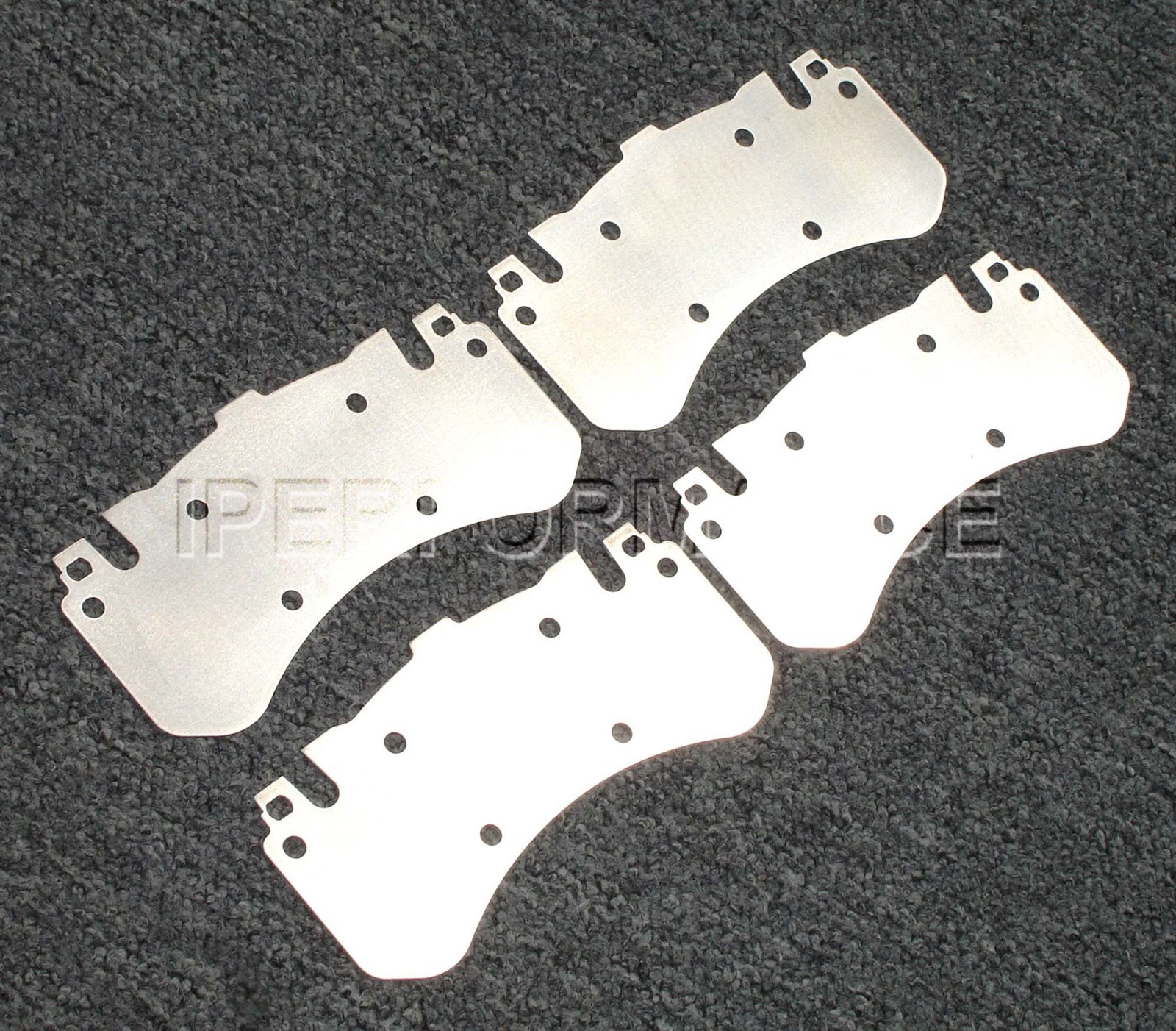 Titanium Brake Pad Shim Heat Shield Set for Bentley Cont GT 11-, Mulsanne; Cer F
