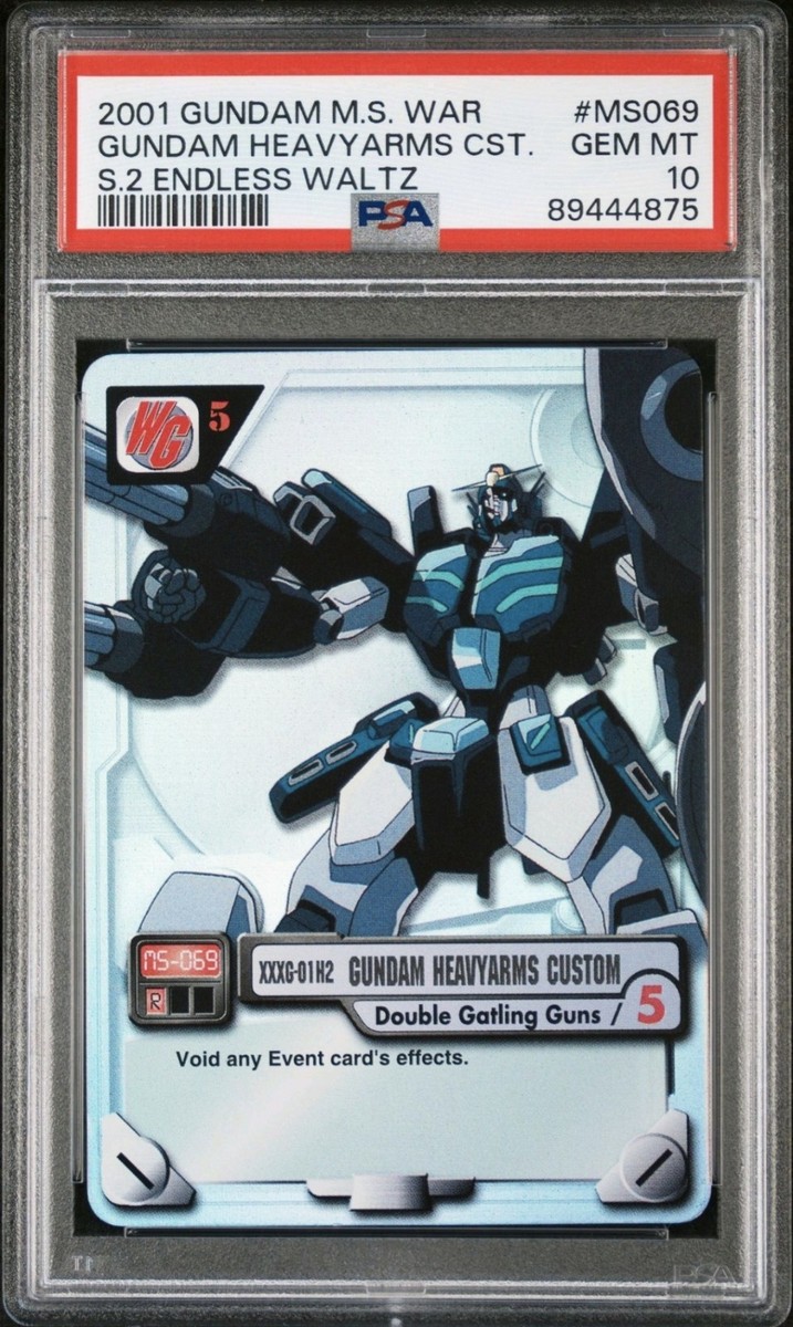 Gundam MS War Endless Waltz TCG Foil Gundam Heavyarms Custom MS