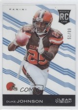 2015 Clear Vision Rookie Variation Blue 51/99 Duke Johnson (Catching Ball) 1s8