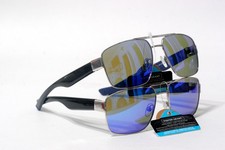 Two Pairs Foster Grant Polarized Advanced Comfort Amber Aviator Sunglasses C127