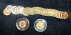 1964 D Roosevelt Dimes 50 Brilliant Uncirculated 90% Silver 2 End Of Roll Toners