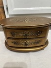 Mid Century Jewelry/Music Box 3D Relief Flowers Works — photo 1