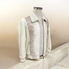 Men's Jaket EKZO All sizes Himalayan Crocodile × Cashmere. Wool Real Price 9800$