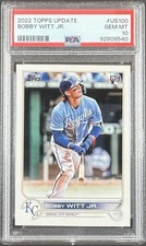 2022 Topps Update Bobby Witt Jr. #US100 RC Royals PSA 10
