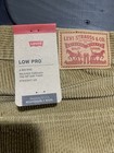 Levi’s Low Pro Mid Rise Tan Corduroy Pants Size 28x30. Straight Leg NWT — photo 3