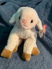 Ty Beanie Baby Ewey The Lamb With Tag Errors 1998-1999