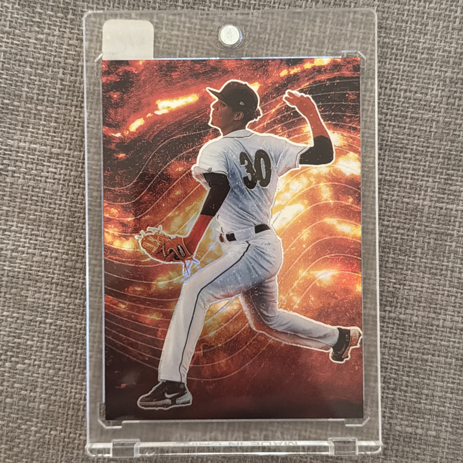 2022 Panini Prizm Draft Picks Eury Perez Lava Flow Case Hit