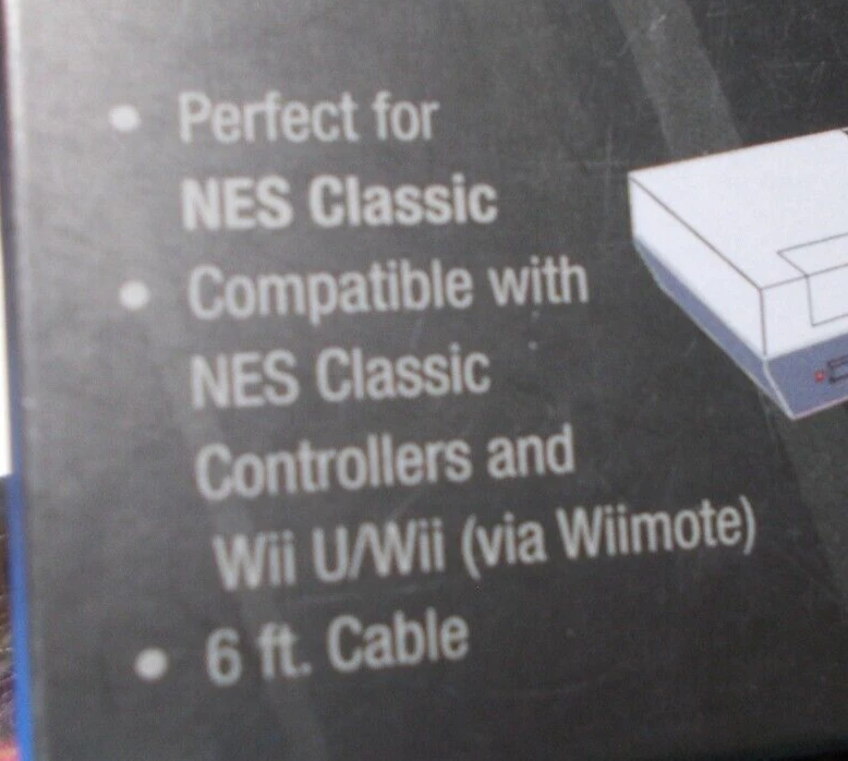 NIP Hyperkin 6' Extension Cable for NES Classic / WiiU / Wii via Wiimote - Image 2 of 3