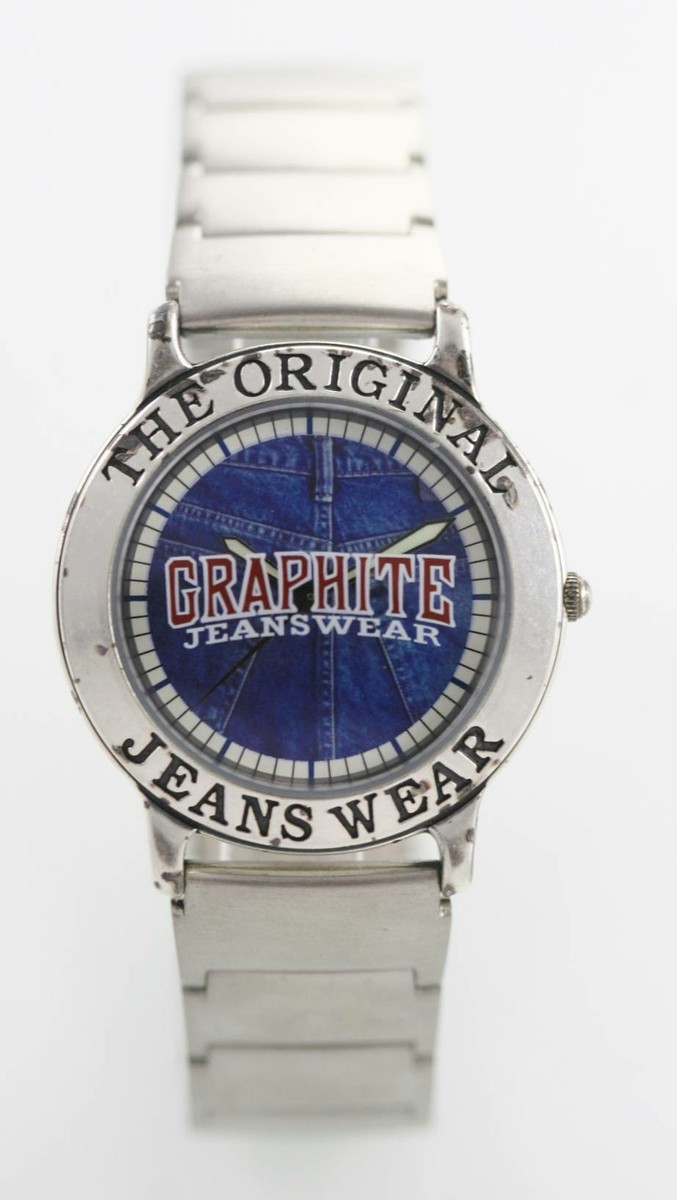 Graphite by Fossil Unisex St Steel Silver Quartz Battery  display picture 1