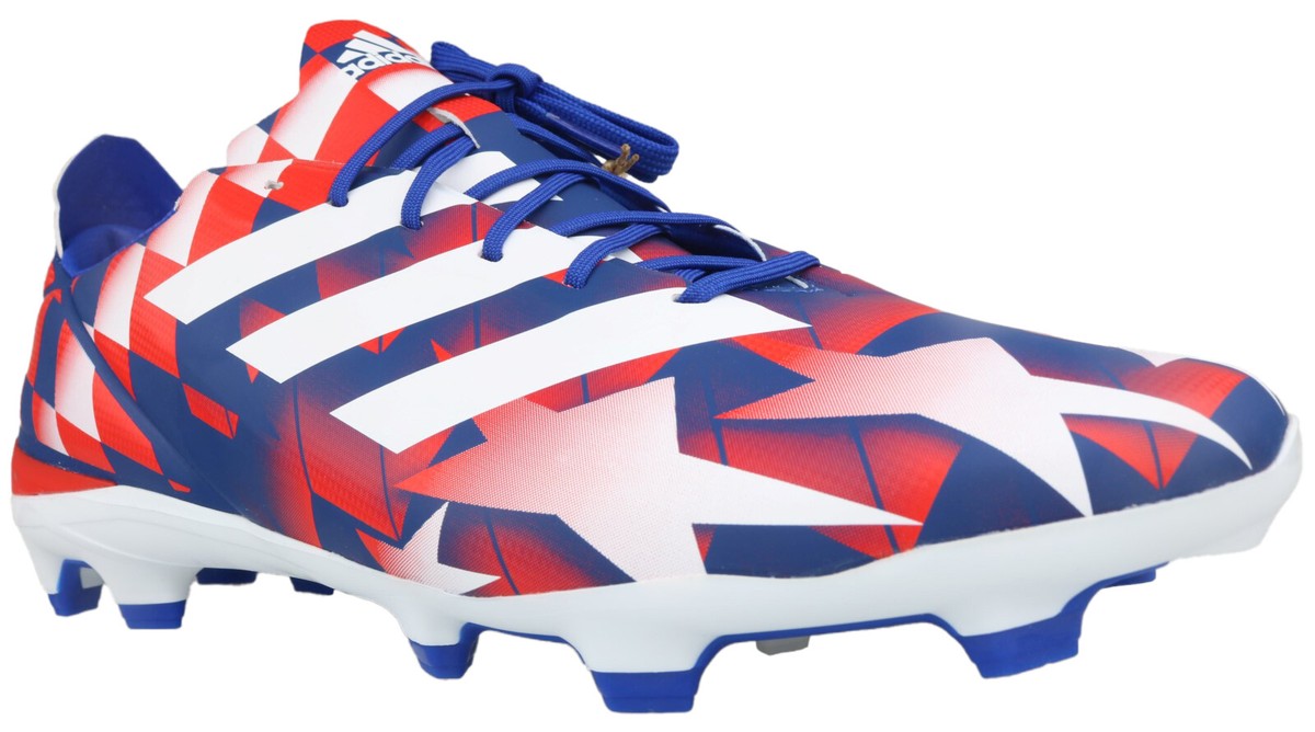 Adidas Gamemode FG Iconic Fußballschuhe Nocken weiß rot blau